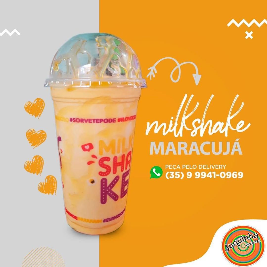 Milk Shake Maracujá