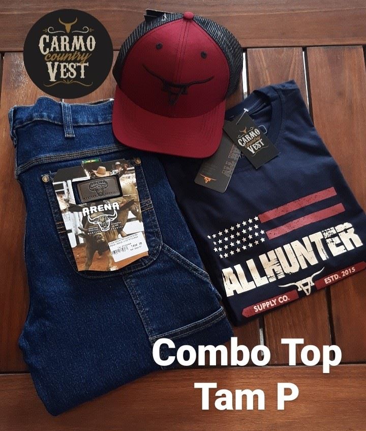 Combo tam P de Camiseta+Calça+Boné 
De 410 Por 288
Está Imperdível!!! Venha conferir!!!