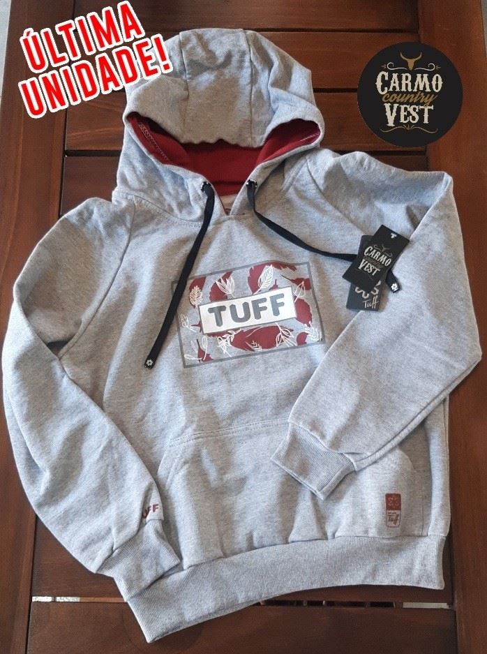 Super Oportunidade >> ÚLTIMA UNIDADE >> Moletom TUFF Feminino tam M. Moletom flanelado, com bolso frontal, capuz forrado e detalhes da marca. Você não pode perder!!! Apenas $185