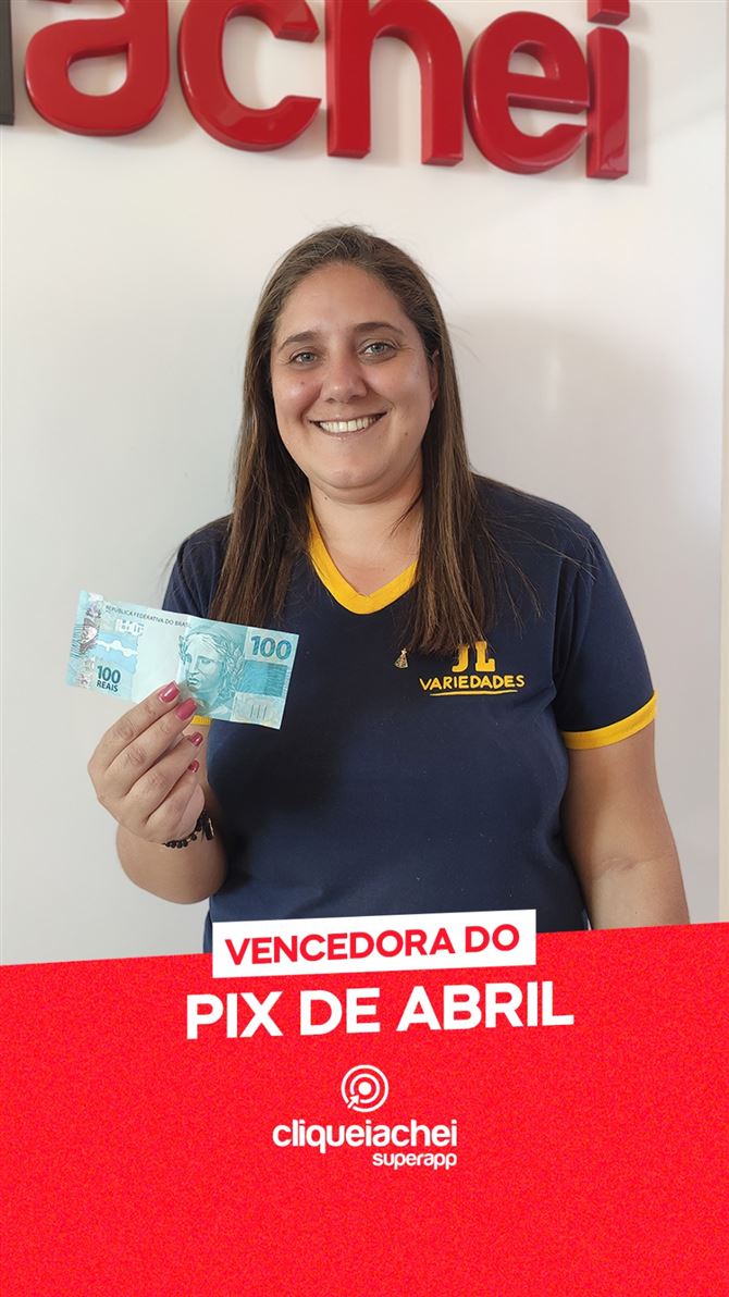 E a ganhadora do PIX de Abril é a Fabiana. PARABÉNS!!!!!
E o sorteio de Maio já está liberado.