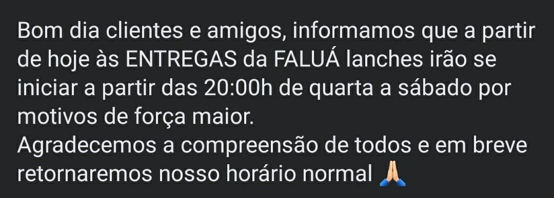 Faluá Lanches