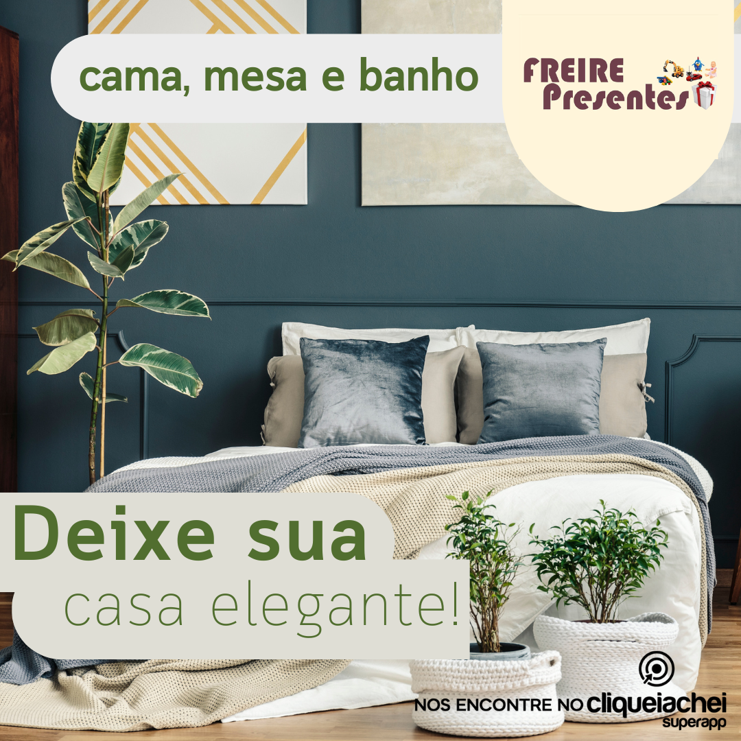 O Freire Presentes também está no Cliquei Achei!