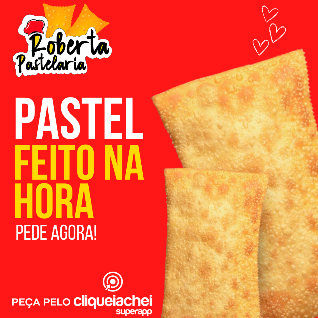 A Roberta Pastelaria também está no Cliquei Achei!