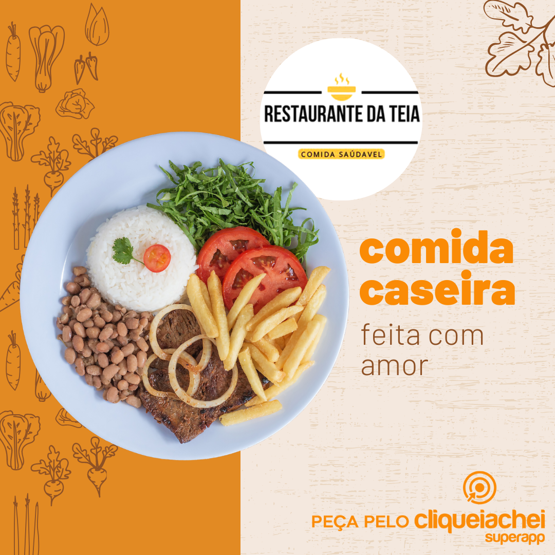 O Restaurante da Teia também está no Cliquei Achei!