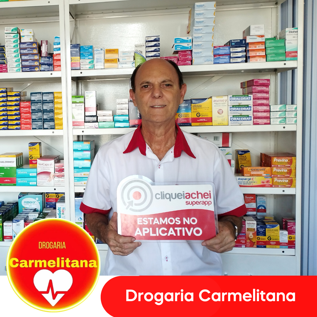 A Drogaria Carmelitana também está no Cliquei Achei!
Quase 50 anos de experiência no ramo farmacêutico.
Acesse https://cliqueiachei.com/drogariacarmelitana e saiba mais!

Obrigada Geninho pela confiança!