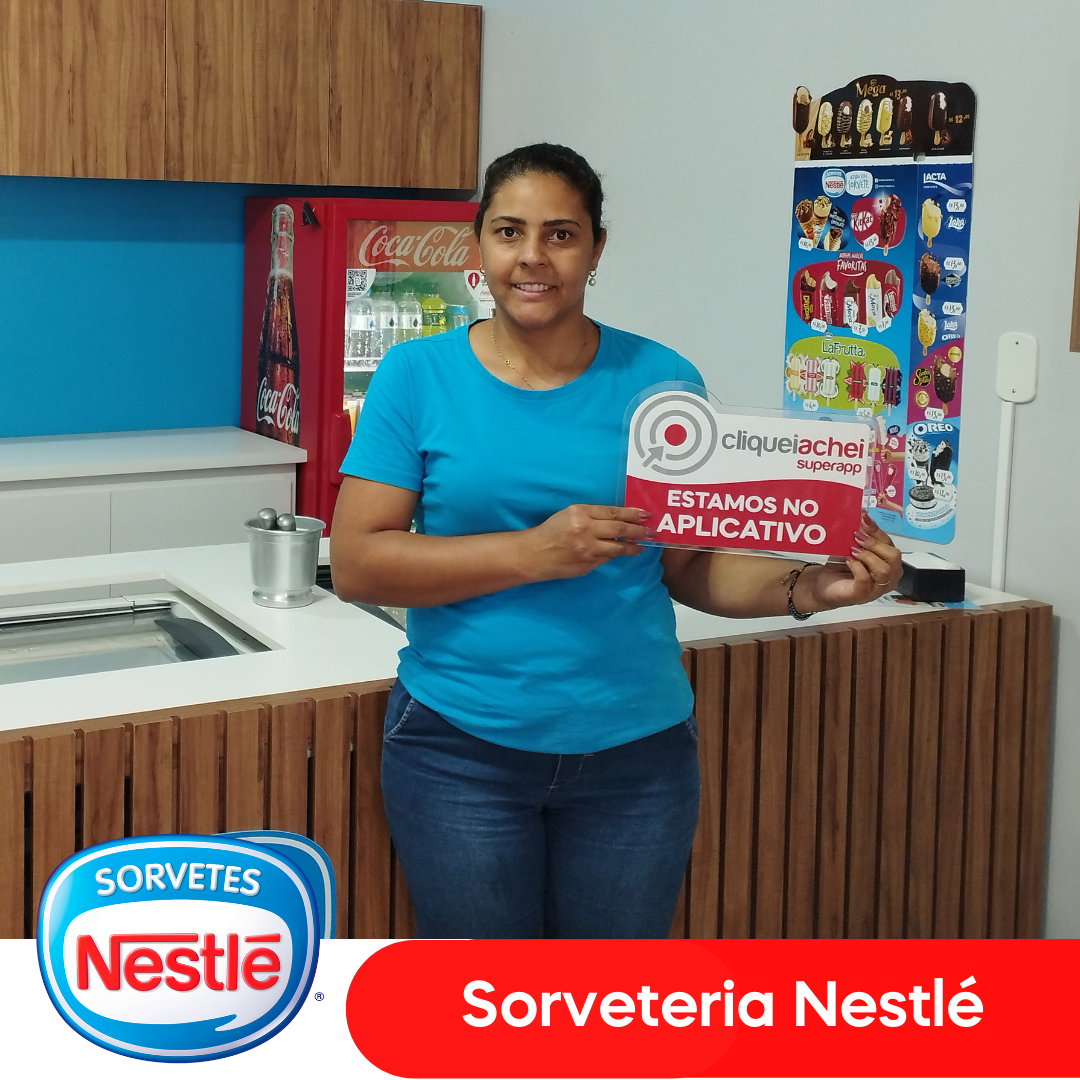 A Sorveteria Nestlé também está no Cliquei Achei!
Refresque sua tarde com deliciosos sorvetes e picolés.
Acesse https://cliqueiachei.com/sorveterianestle e saiba mais!

Obrigada Michele pela confiança!