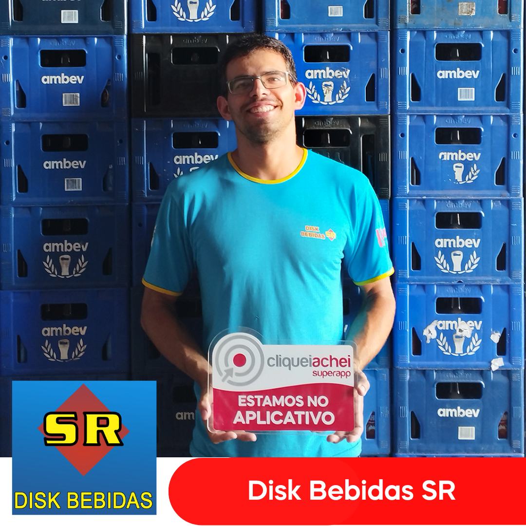 O Disk Bebidas SR também está no Cliquei Achei!