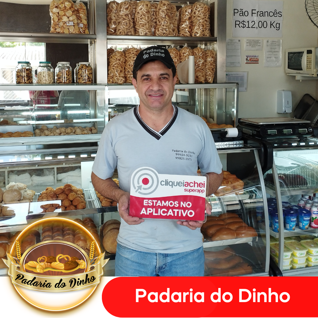 A Padaria do Dinho também está no Cliquei Achei!