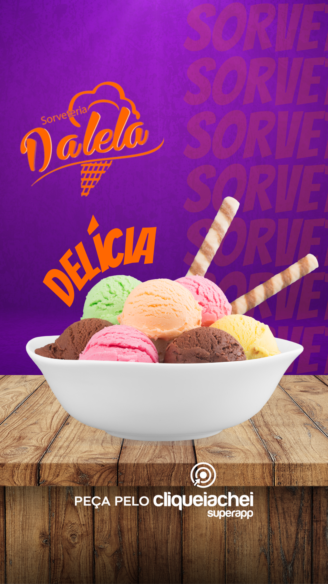 A Sorveteria Dalela também está no Cliquei Achei!