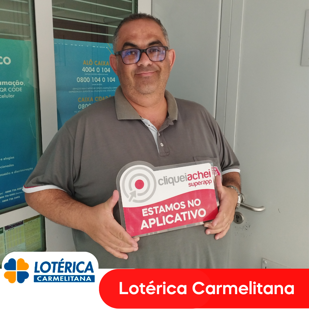 A Lotérica Carmelitana também está no Cliquei Achei!
Encontre serviços financeiros e jogos em um só lugar. Praticidade e eficiência para economizar tempo e dinheiro em sua rotina diária.
Acesse https://cliqueiachei.com/lotericacarmelitana e saiba mais!

Obrigada Eder pela confiança!