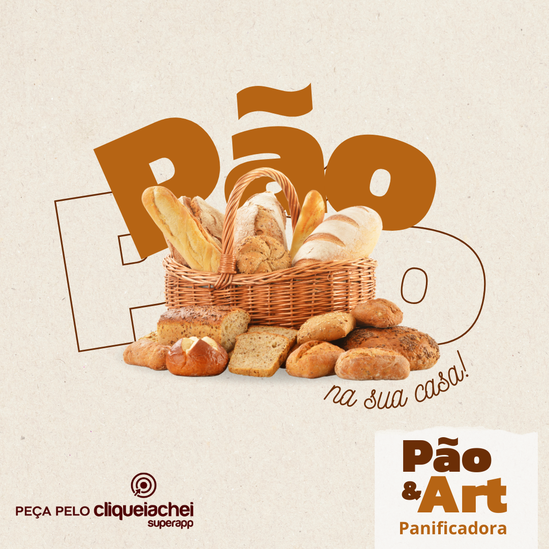 A Panificadora Pão & Art também está no Cliquei Achei!