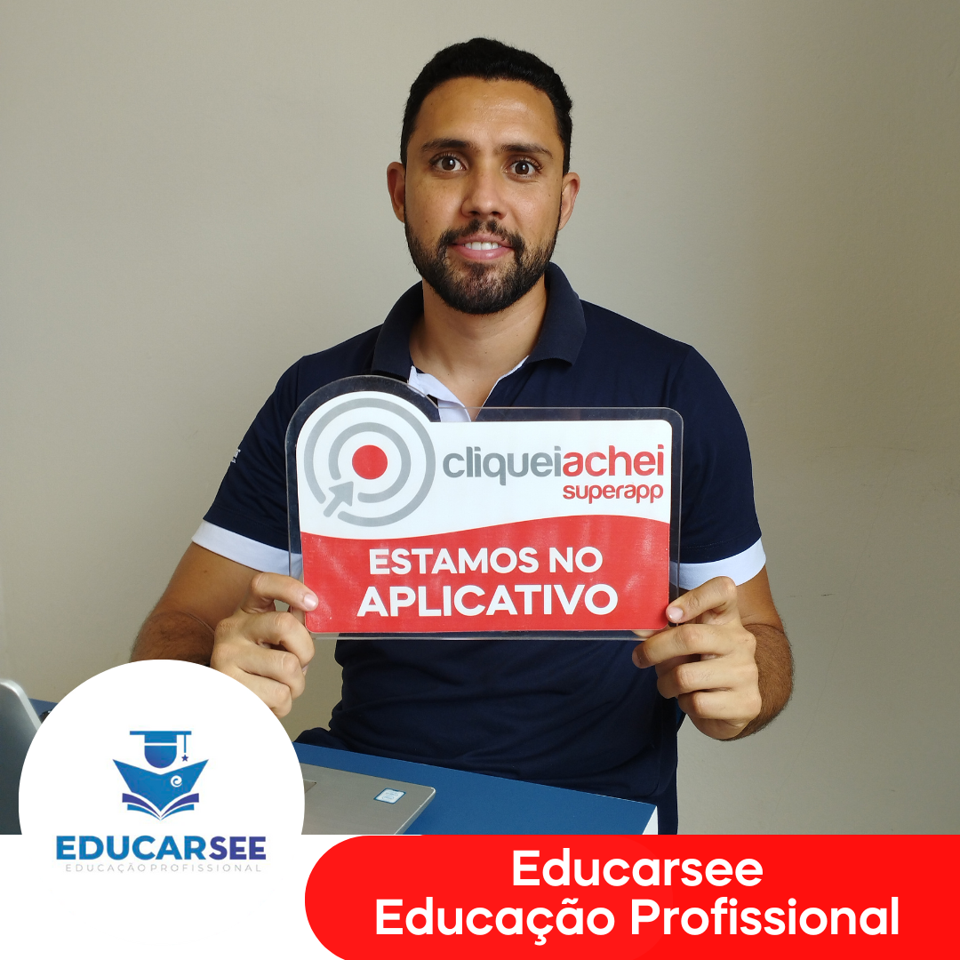 A Educarsee Educação Profissional também está no Cliquei Achei!
Oferecendo a oportunidade de você realizar seus objetivos por meio da Educação Profissional, através de cursos interativos e especializados para o mercado de trabalho.
Acesse https://cliqueiachei.com/educarsee e saiba mais!

Obrigada Bruno pela confiança!