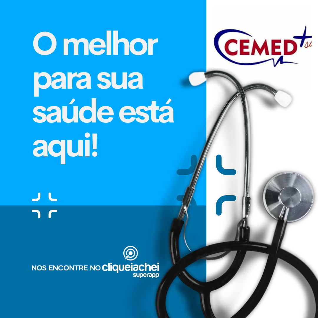 A Cemed + Saúde também está no Cliquei Achei!