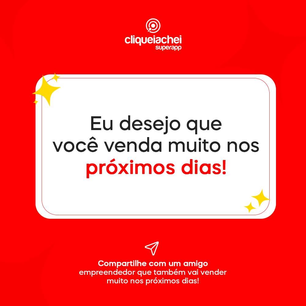 Encaminhe essa postagem para os empreendedores que você quer desejar essa sorte para os próximos dias.