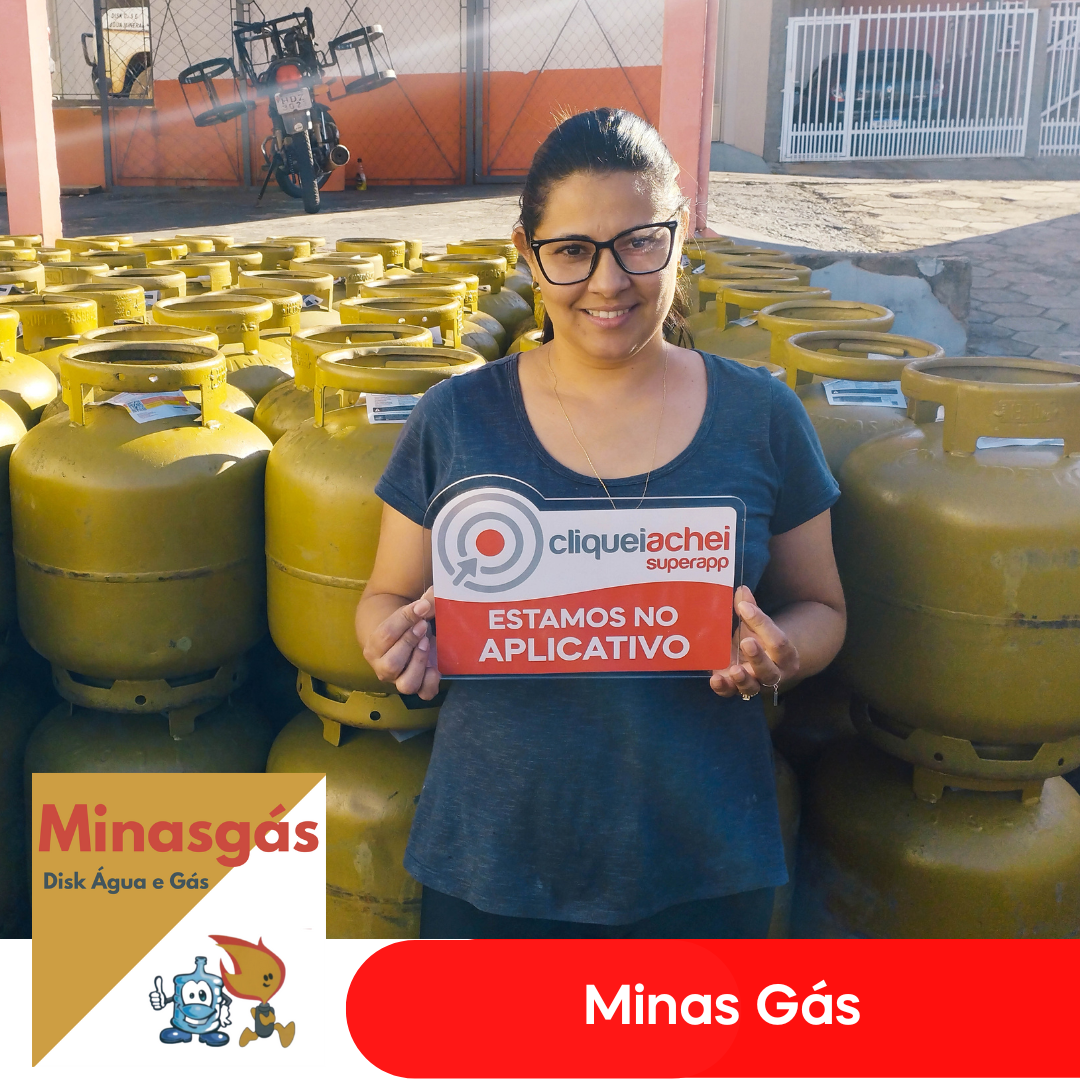 A Minas Gás também está no Cliquei Achei!
Uma empresa que oferece soluções completas: gás para cozinhar, água mineral para hidratar e suporte técnico especializado.
Acesse cliqueiachei.com/minasgascarmo e saiba mais!

Obrigada equipe Minas Gás pela confiança!