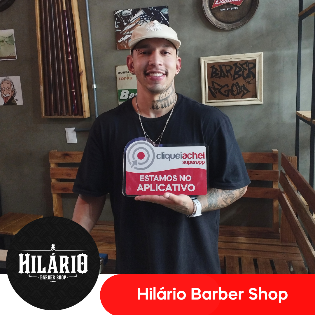 A Hilário Barber Shop também está no Cliquei Achei!
Um lugar onde o estilo encontra a autenticidade, com cortes únicos e serviços de tatuagem, proporcionando o verdadeiro estilo de vida.
Acesse cliqueiachei.com/hilario e agende seu horário!

Obrigada Igor pela confiança!