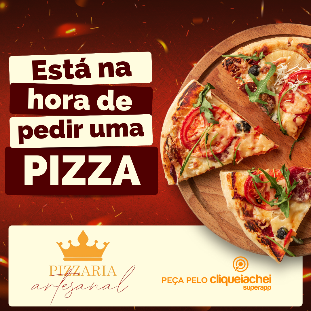 A Pizzaria Artesanal também está no Cliquei Achei!