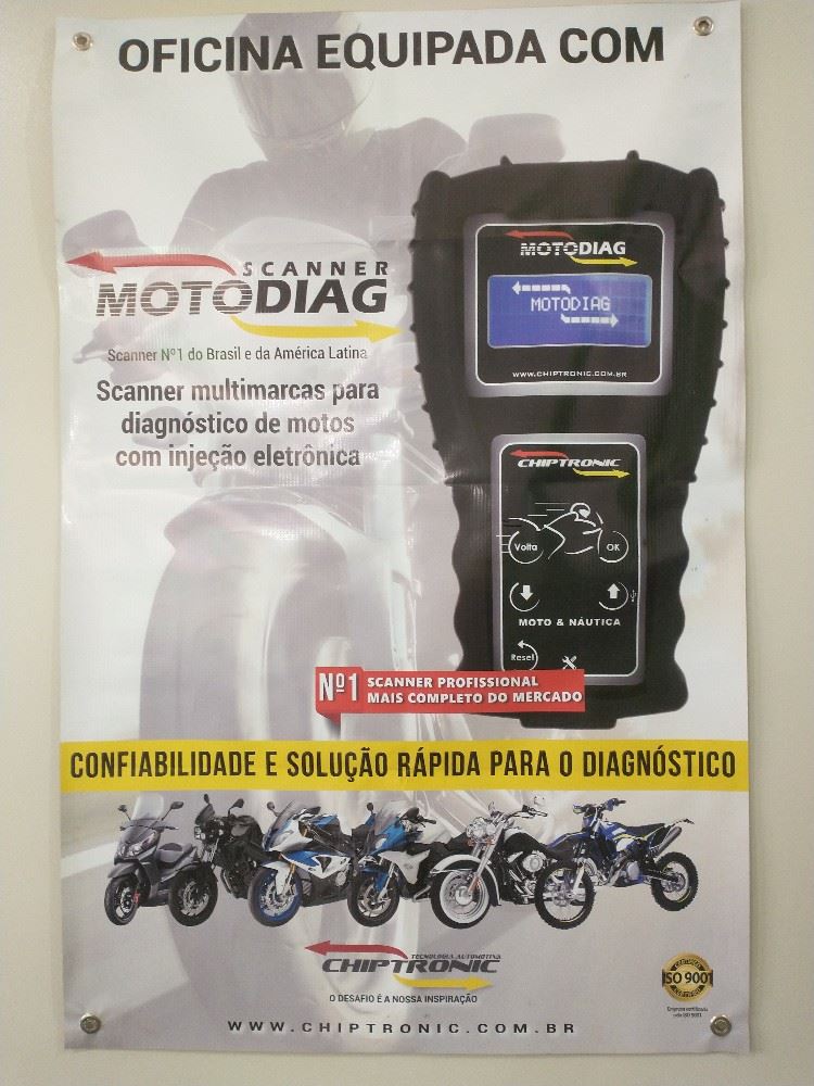 Serviços de scanner para todos os modelos de motocicleta.