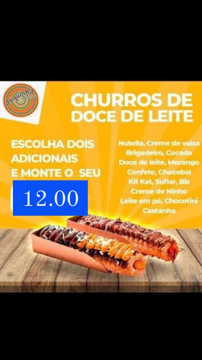 Churros perfeito do Juquinha Sorvetes!! Peça pelo  999467320 e receba essa delícia na sua casa!!! 