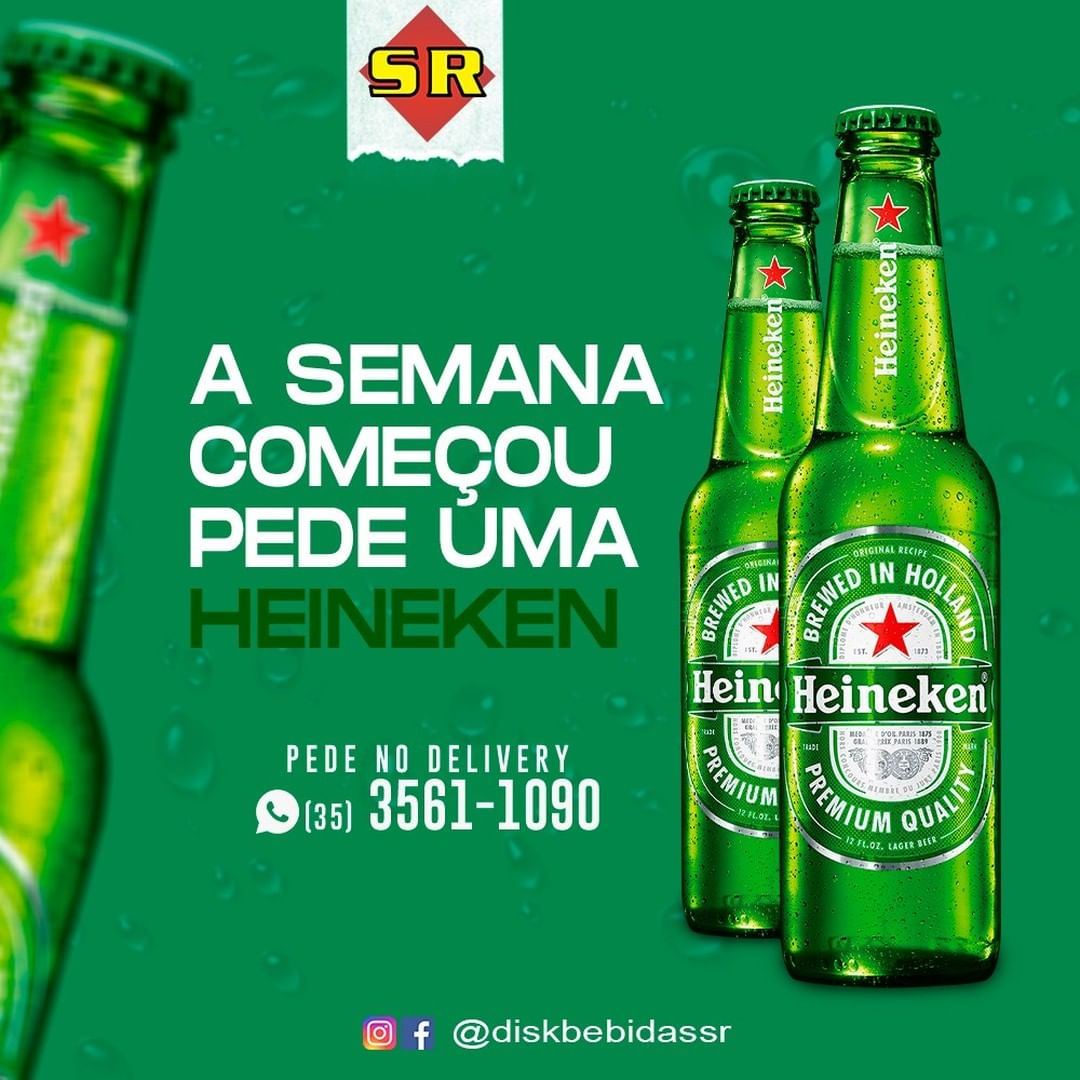 Bora começar a semana com uma Heineken?