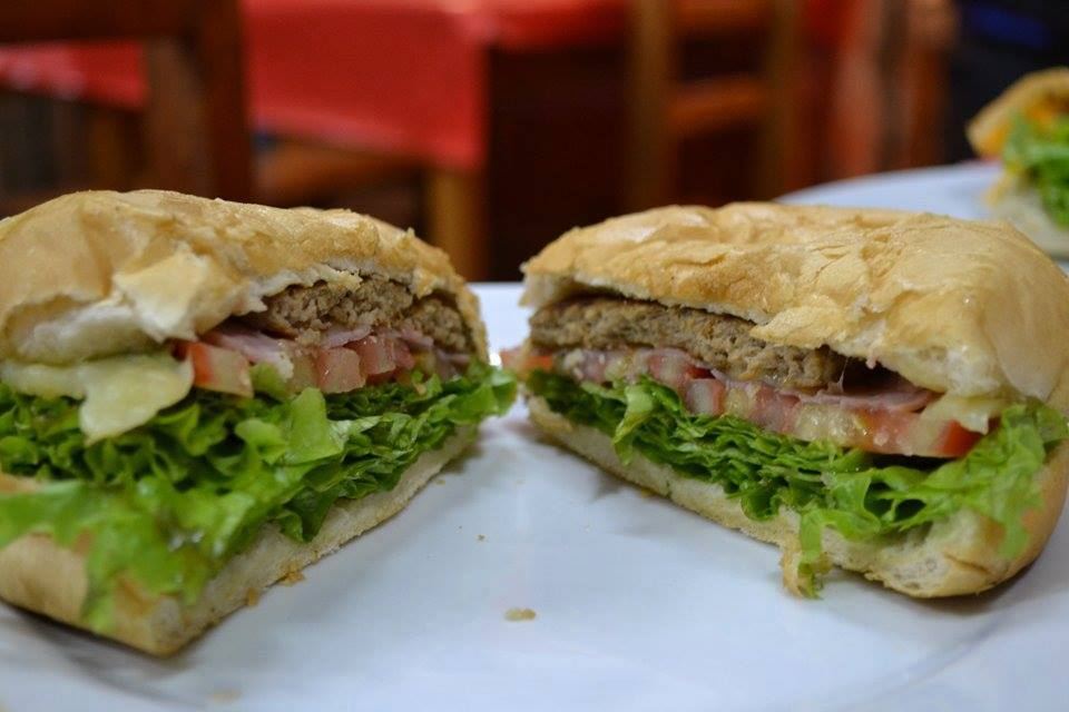 Hamburgão com Fritas