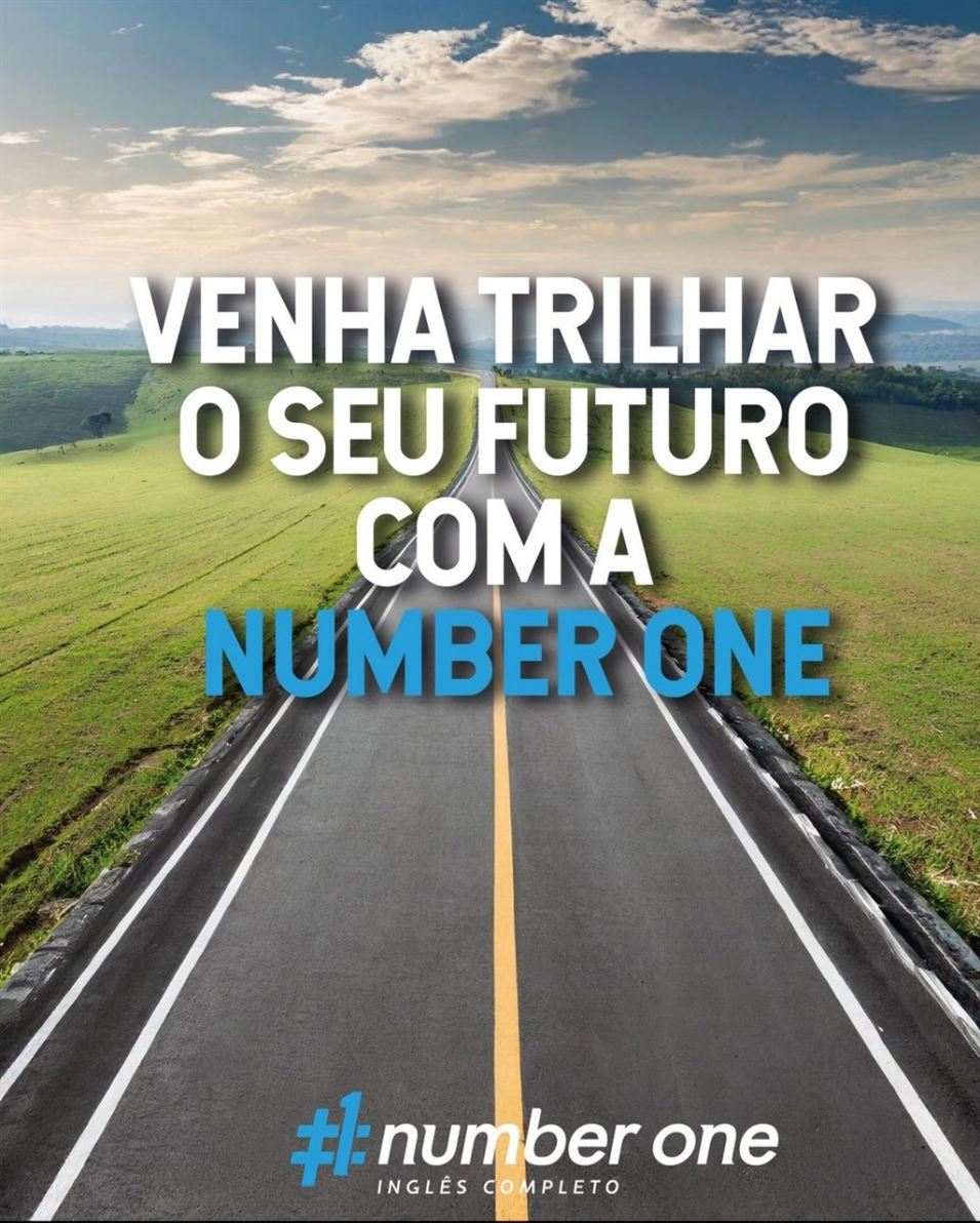 Venha para o Number One! Estamos aqui para te ajudar a trilhar seu caminho para um futuro brilhante! 😉 
Venha fazer parte da nossa comunidade de aprendizado e descubra todas as oportunidades que o inglês pode oferecer. 
Estamos prontos para te guiar em cada passo do caminho. Vamos juntos rumo ao sucesso!

#NumberOne #FuturoBrilhante #AprendaComANumberOne