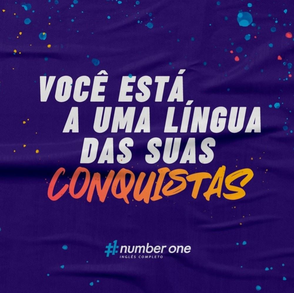 Acabe com a distância entre você e os seus objetivos. Aprenda inglês e venha ser um Number One.