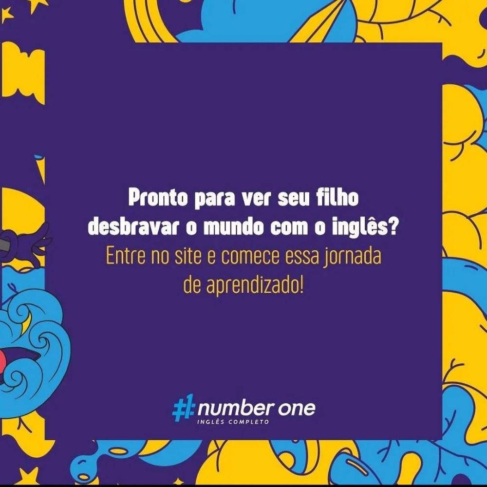 Aprender inglês completo é mais divertido do que parece! 

No Number One, nossas metodologias eficientes são adaptadas para todas as idades, garantindo um aprendizado interativo e eficaz.

Conheça a categoria de ensino infantil e veja seu filho crescer como um cidadão do mundo.

Faça sua pré-matrícula no link da bio e comece essa jornada agora mesmo!