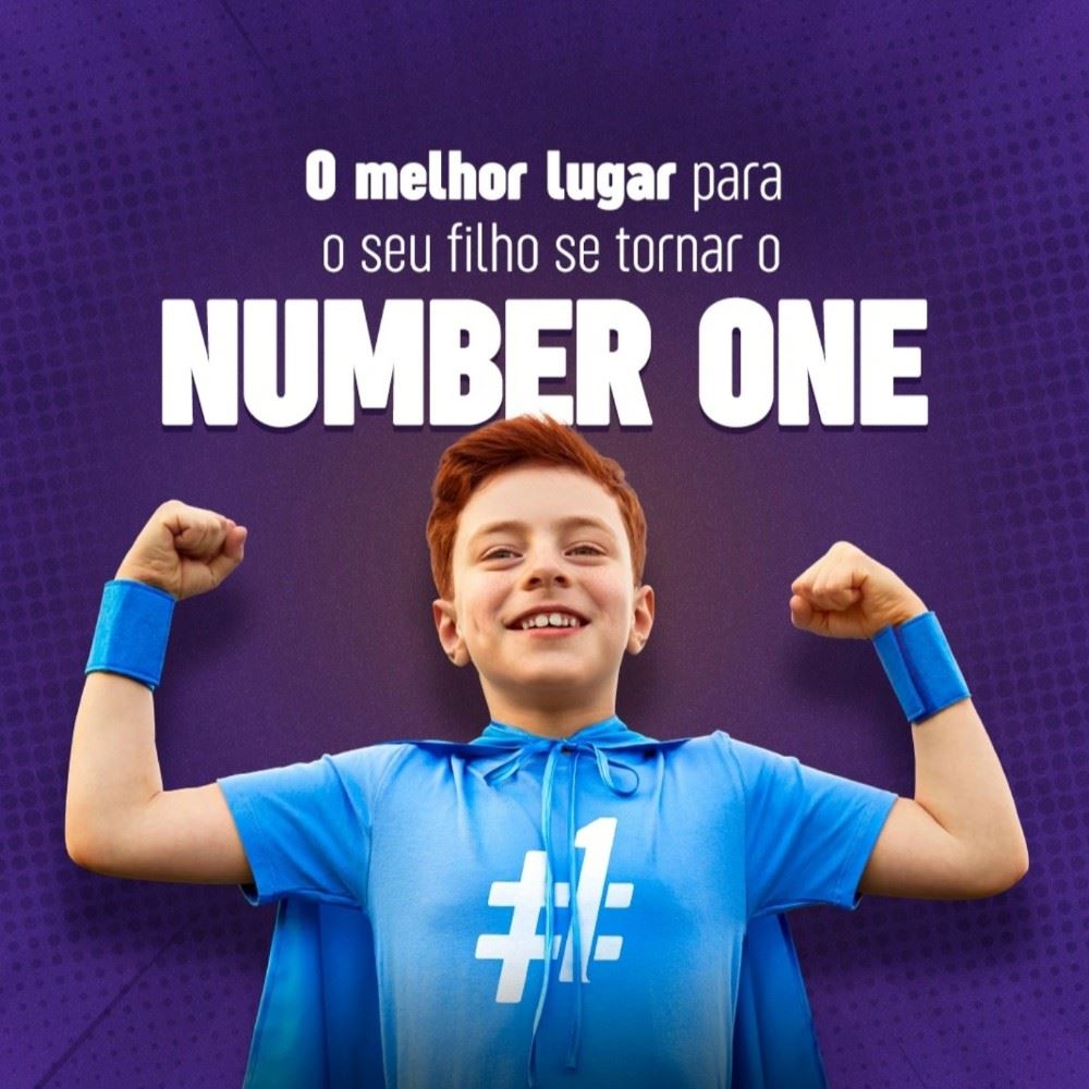 No Number One, aprender inglês é divertido e funcional!

Nossa metodologia é desenvolvida para inspirar confiança para falar inglês em cada etapa do aprendizado, preparando seus filhos para um futuro cheio de oportunidades enquanto se divertem.

* Aulas interativas: planejadas para manter as crianças atentas e motivadas.
*  Autoconfiança: desenvolvimento da autoconfiança na hora da comunicação em inglês.
*  Preparação para ○ futuro: dominar o idioma abre portas para um mundo de possibilidades.

Escolha o melhor lugar para o seu filho se tornar ○ número 1! 🌎✨️