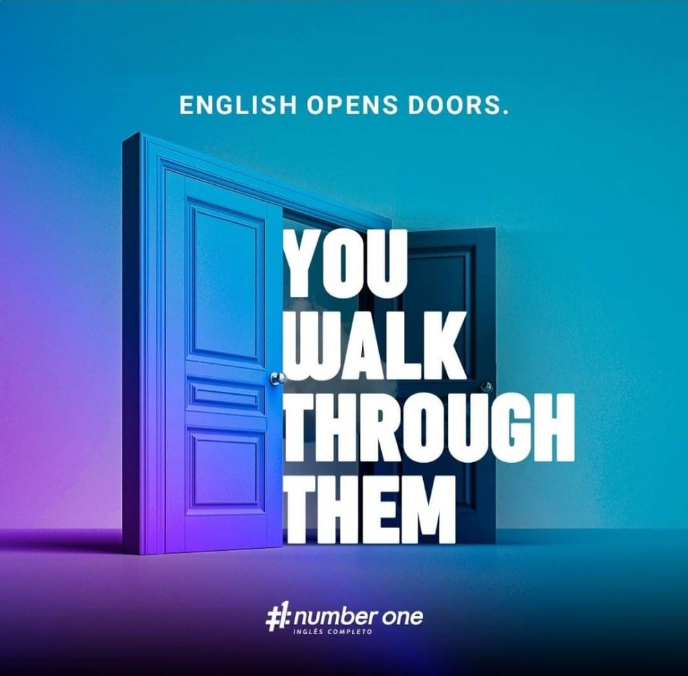 Falar inglês abre portas. 🚪🌎

No Number One, você aprende o inglês que te dá confiança para falar com o mundo e derrubar as barreiras do idioma.

Vem ser Number One! #1