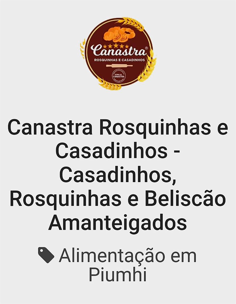 Canastra Rosquinhas e Casadinhos