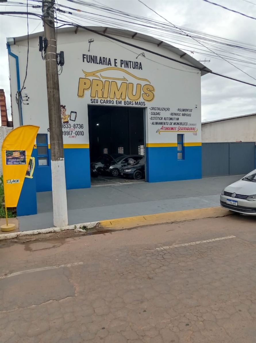 Funilaria e pintura primus, seu carro em Boas mãos.
Avenida José Evaristo Santana, 480.
