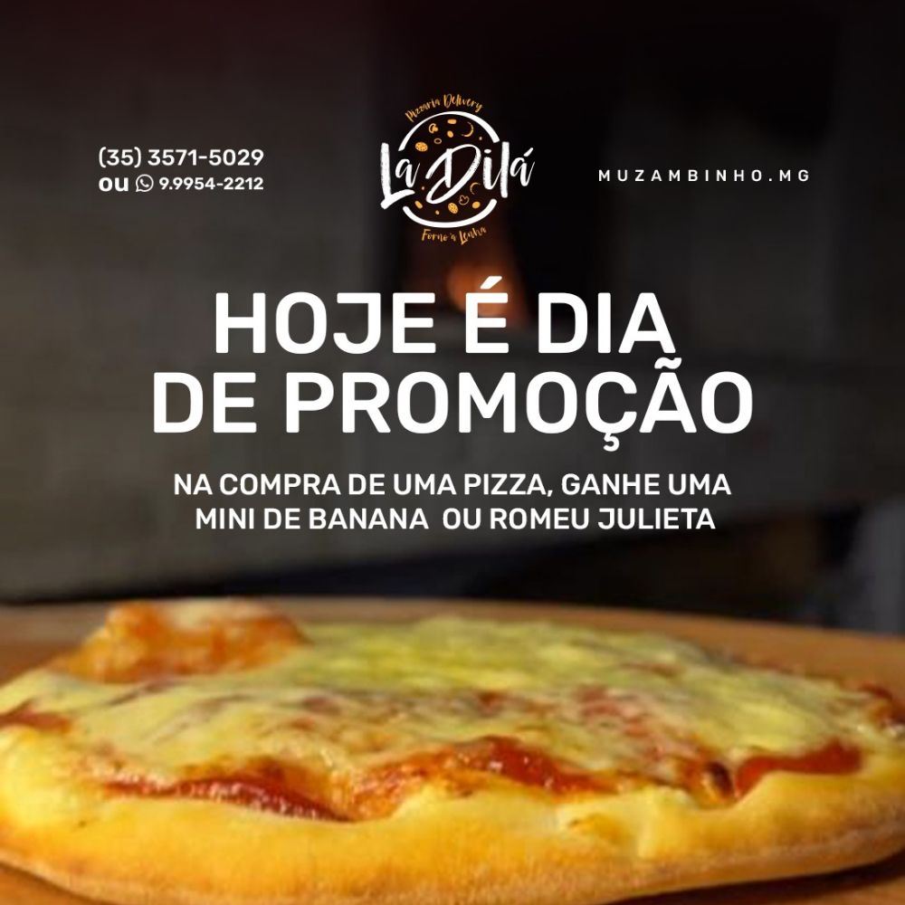 *ATENÇÃO* hoje é dia de promoção 🫶🏻🍕