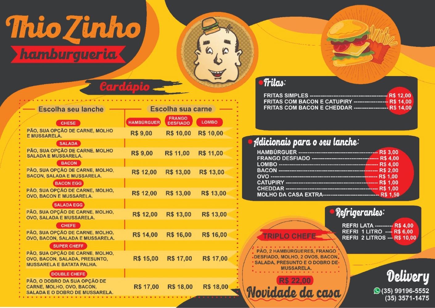 Peça já o seu 🍔🍔🍔